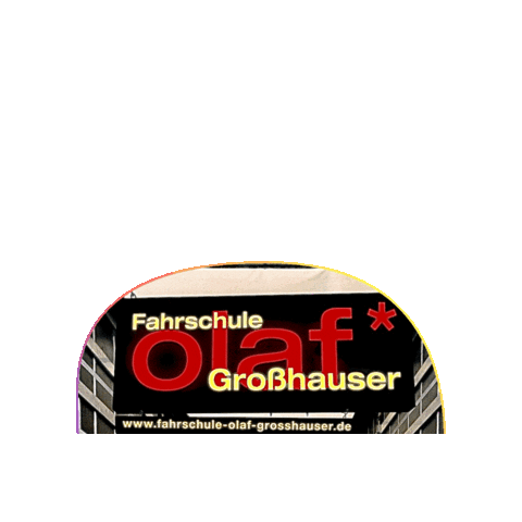 Olaf Großhauser -Fahrschule Olaf Großhauser Sticker