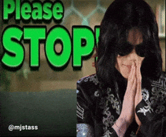 Please Stop Michael Jackson GIF