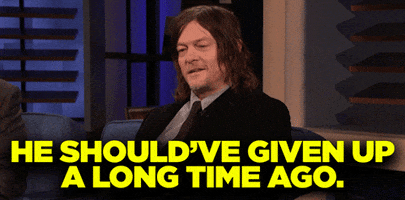 Norman Reedus Glitter GIF by Team Coco