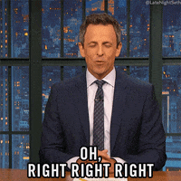 Right Right Right Lol GIF by Late Night with Seth Meyers
