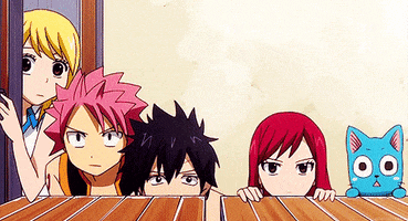 Funny Fairy Tail animated GIF
