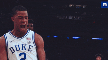 College Basketball Emotion GIF by Duke Men's Basketball