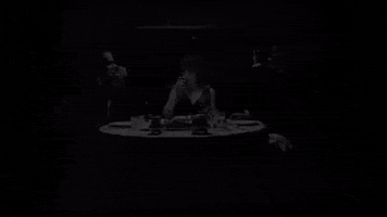 Dinner Table Drinking GIF