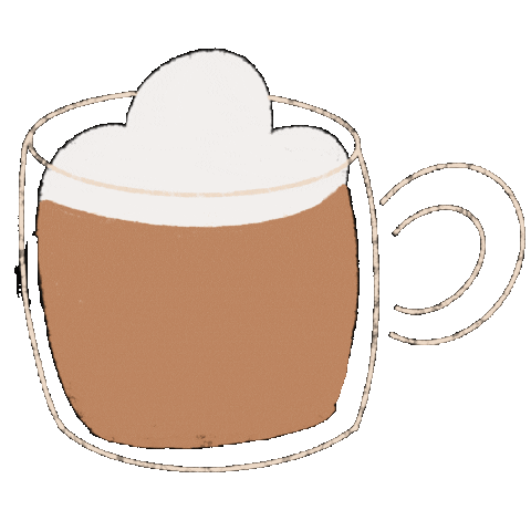 Latte Sticker