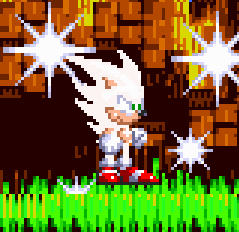 Sprite Animation:Hyper Sonic