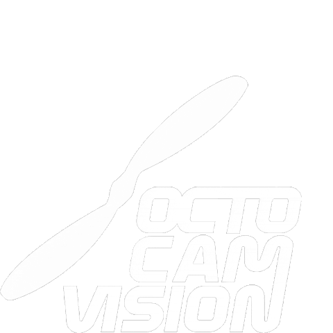 Logo Drone Sticker by Octocamvision