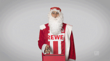 santa claus football GIF by Bundesliga