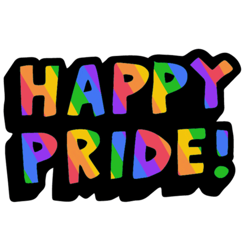 Happy Gay Pride Sticker by SHOKKA