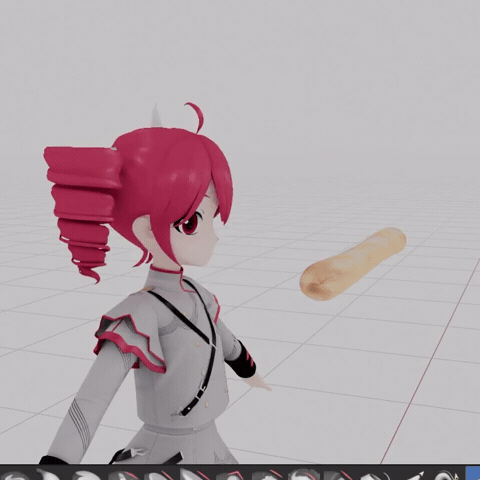 Kasane Teto Sniffing GIF