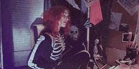 eternal sunshine of the spotless mind skeleton GIF