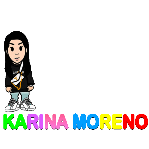 Karina Morena Sticker by Karen y Ricardo