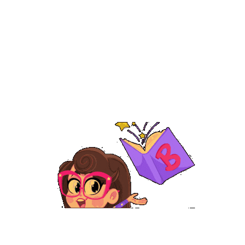 Books Reading Sticker by Cool School