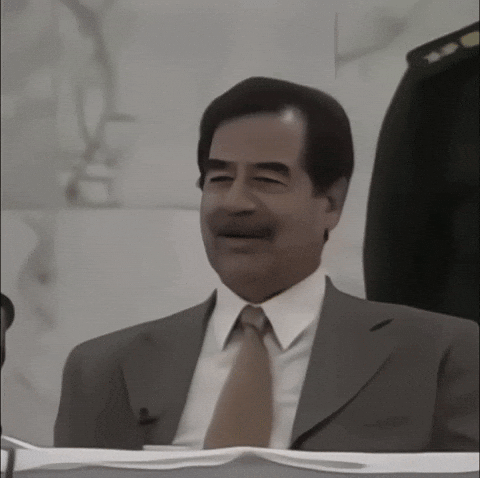 Saddam Hussein Iraq GIF