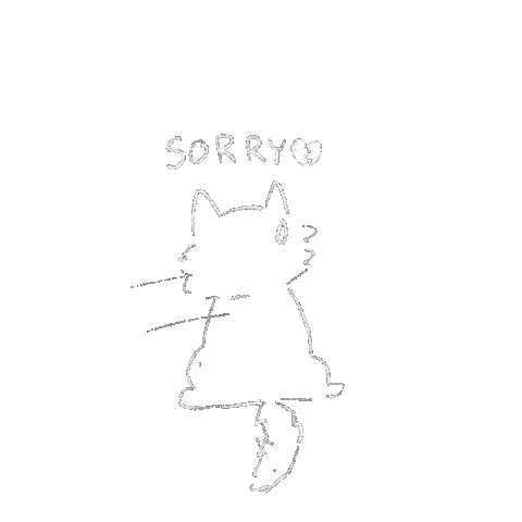Sad Cat Sticker
