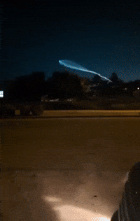SpaceX's Falcon 9 Lights Up Sky Over Phoenix