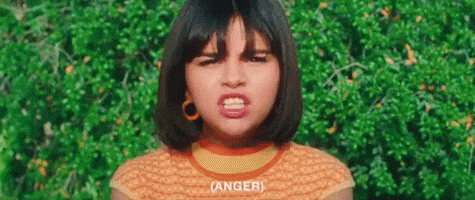 Angry GIF by Selena Gomez
