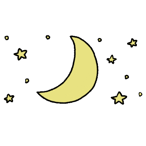 Sleepy Night Sticker