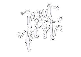 New Post Lettering Sticker