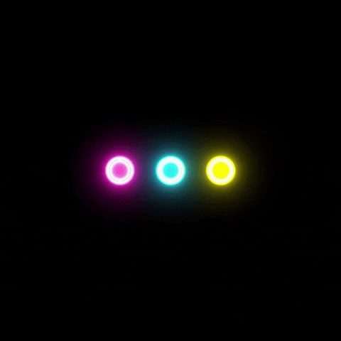 ShopBelart neon circle loading dots GIF