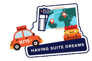 Travel Drive Sticker by KrisFlyer.Official