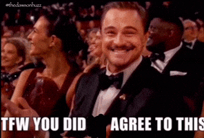 Happy Leonardo Dicaprio GIF