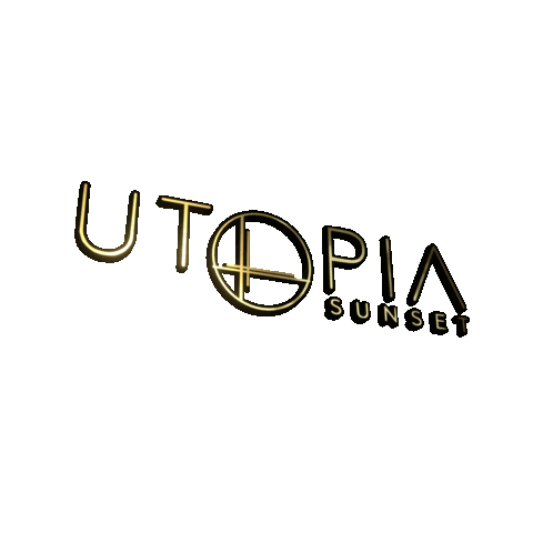 Sunset Utopia Sticker by utopiarestaurant