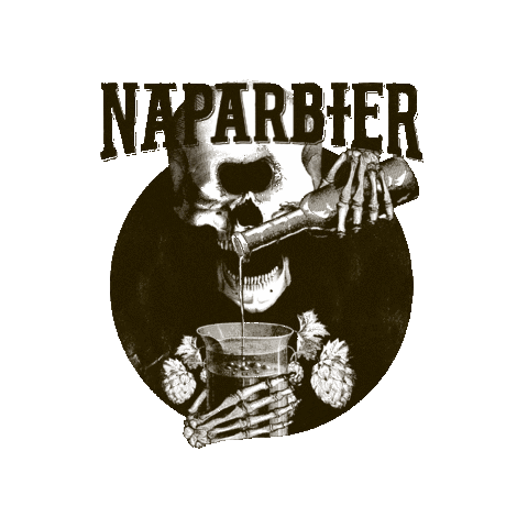 Calavera Sticker by Naparbier