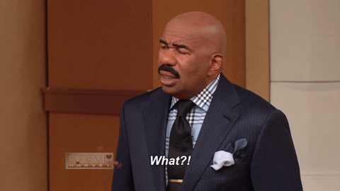 Confusion Wtf GIF by Steve Harvey TV - Find & Share on GIPHY