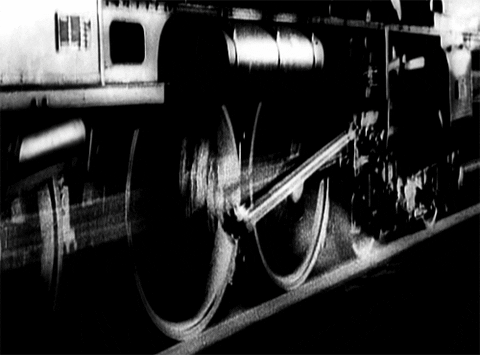 Black And White Train GIF by Maudit - Find & Share on GIPHY