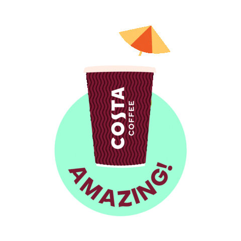 Summer Cafe Sticker by Costa Coffee MY