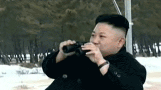  north korea kim jong un voyeurism GIF
