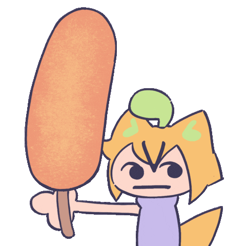 Hotdog Sticker
