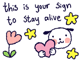 Stay Alive Love GIF by veryluckyclover
