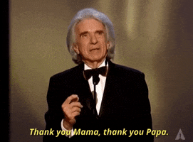 arthur hiller thank you mom and dad GIF by The Academy Awards