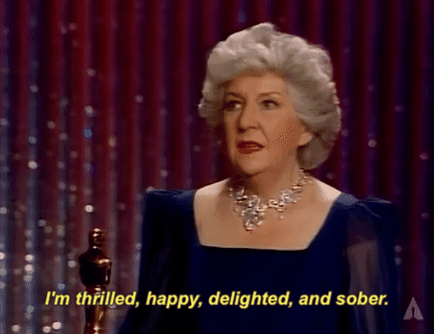 Happy Maureen Stapleton GIF by The Academy Awards - Find & Share on GIPHY