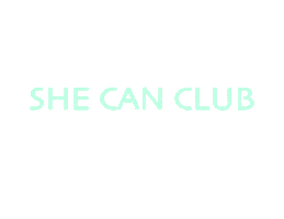 She Can Club Sticker