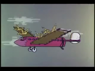 fred flintstone airplane