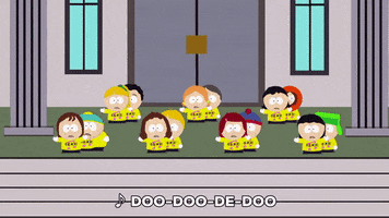 happy hair GIF by South Park 