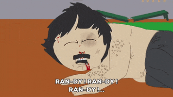 randy marsh bleeding GIF by South Park 