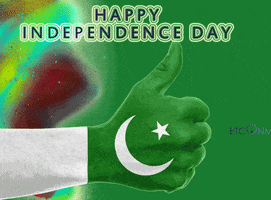 alishbahathar pakistan independence day GIF