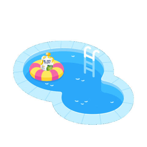 Apple Sauce Swimming Sticker by Buddy Fruits