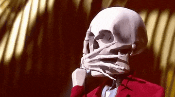 katy perry skeleton GIF by BRIT Awards