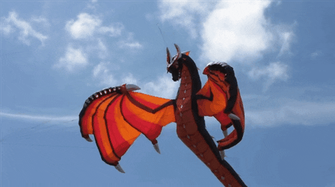 Dragon Cool Kite GIF - Find & Share on GIPHY