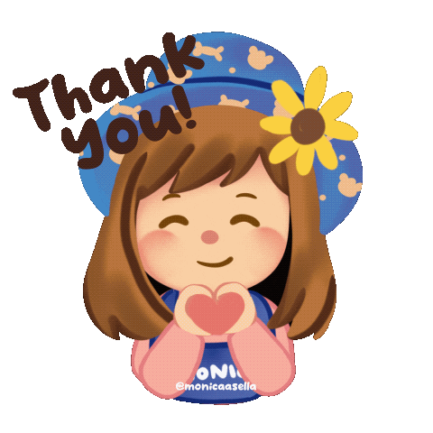 Thankyou Sticker