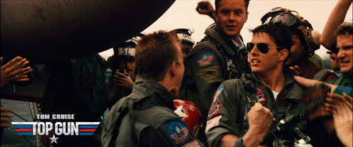 Excited Tom Cruise Gif By Top Gun Find Share On Giphy