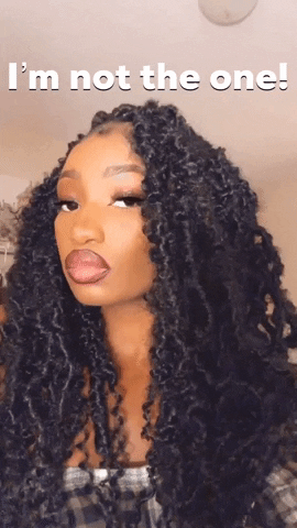 SunkissedFitness attitude fierce black girl dreads GIF