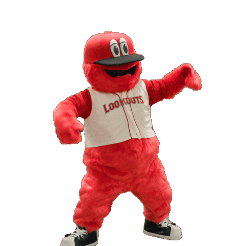 Minor League Baseball Sports Mascot Sticker by Chattanooga Lookouts