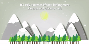 Climate Change Melting Ice Caps GIF