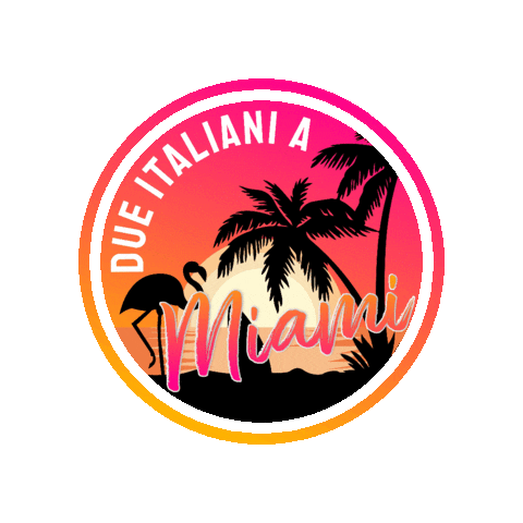 Due Italiani a Miami Sticker
