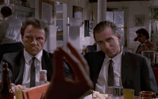 tvol reservoir dogs mr white you don't have any idea you don't have any idea what you're talkin' about GIF
